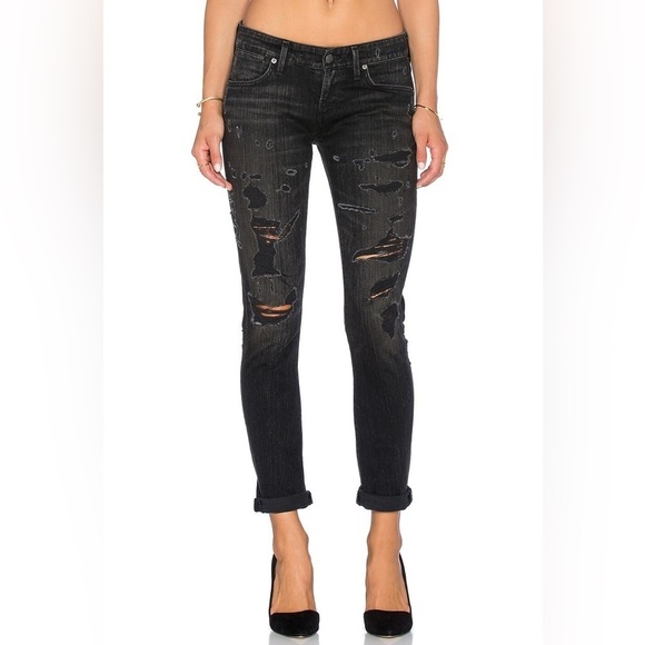 NWT AGOLDE Chloe Low Rise Slim in Liverpool sz 30